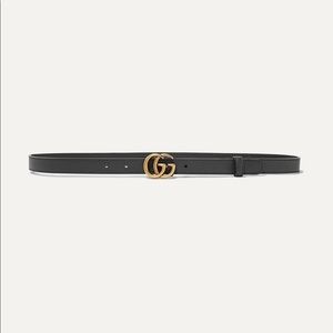Gucci Small Marmont Belt Black Size 75